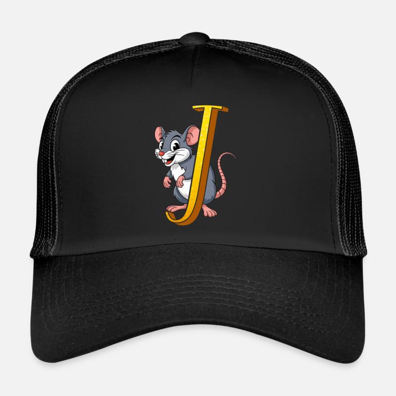 Lettre J Casquette trucker 