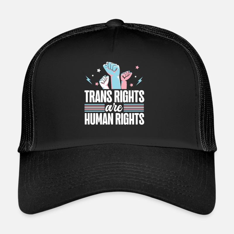 Transgender Trans LGBT Pride Trucker Cap