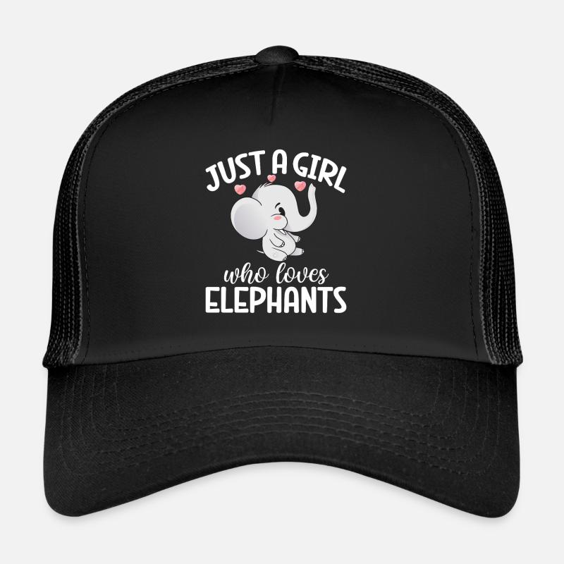 Elephant Lovers Gifts Trucker Cap