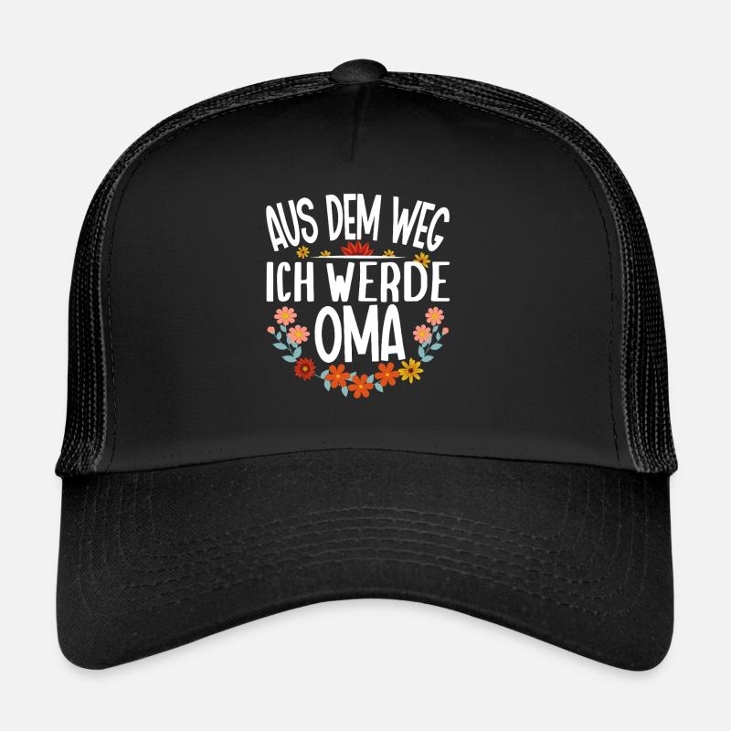 Ich Werde Oma Großmama Pensionierte Großmutter Trucker Cap