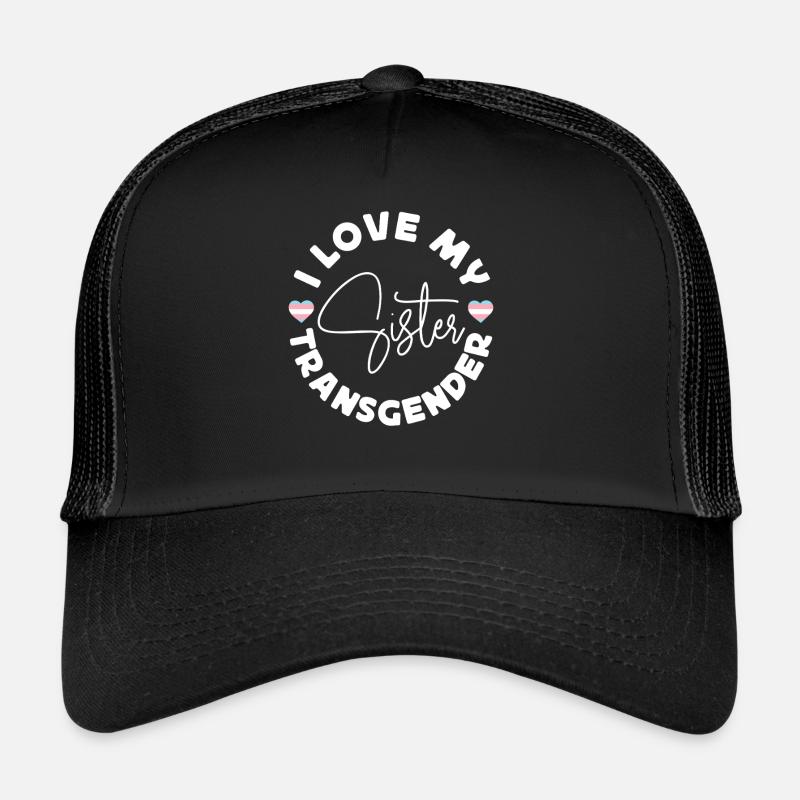 Transgender Trans LGBT Pride Trucker Cap