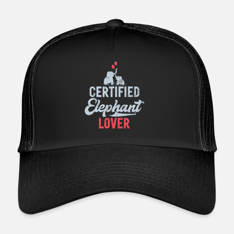 Elephant Lovers Gifts Trucker Cap