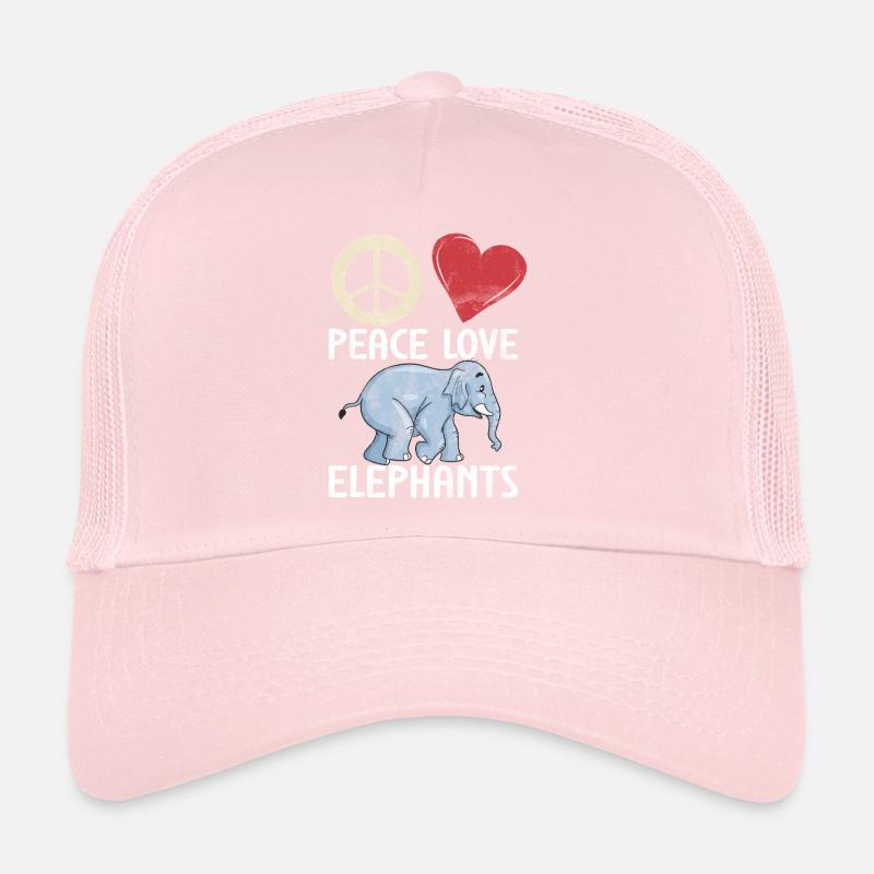 Elephant Lovers Gifts Trucker Cap