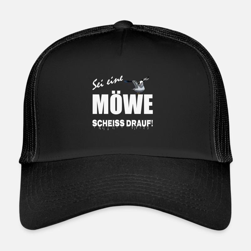 Sei eine Möwe scheiss drauf Trucker Cap