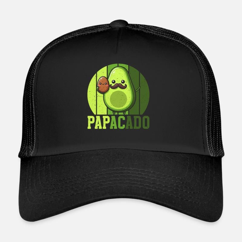 Papacado Avocado Papa Vatertag Vater Vaterschaft Trucker Cap