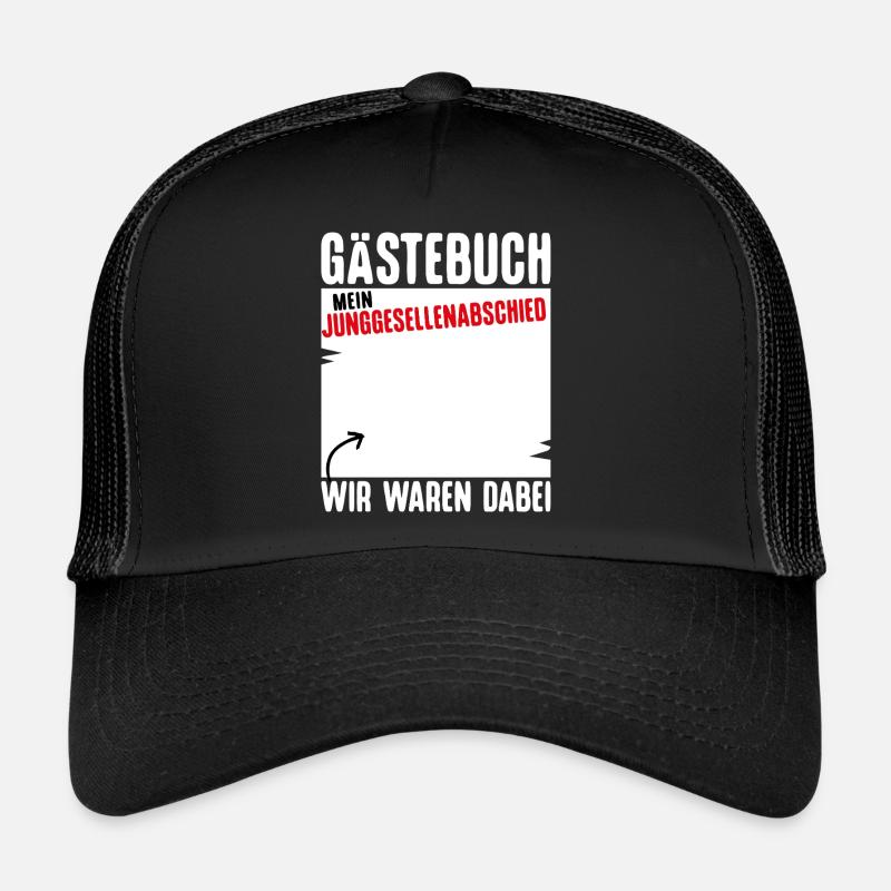 JGA T-Shirt Männer Junggesellenabschied Bräutigam Trucker Cap