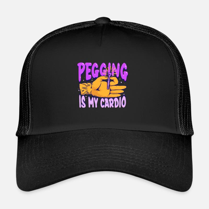 Le pegging de cribbage est mon cardio Casquette trucker 