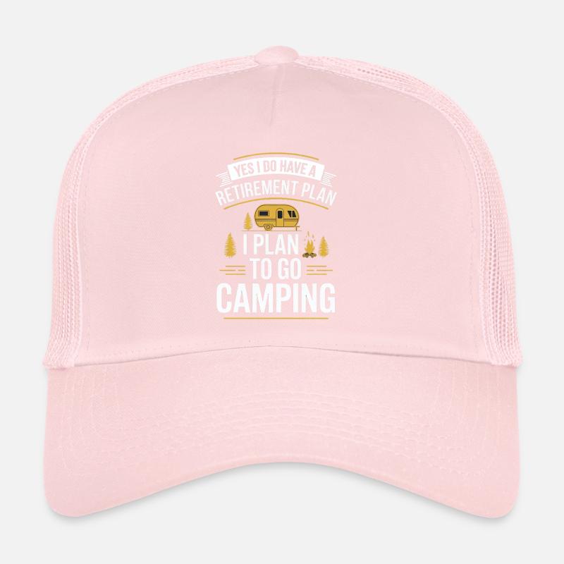 Mon plan de retraite : les vacances en camping Casquette trucker 