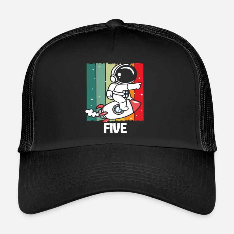 Astronautenabenteuer Fünfter Geburtstag Trucker Cap