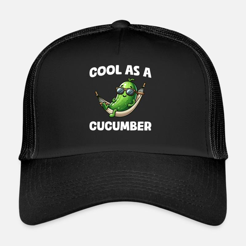 Cool as a cucumber Gurke Pickle Gurkenliebhaber Trucker Cap