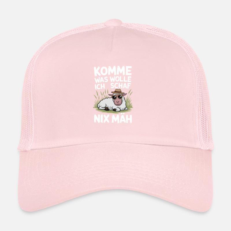 Komme was WOLLE Ich SCHAF heut nix MÄH Trucker Cap