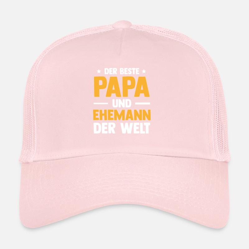 Best Dad and Husband Men's Day Father's Day Trucker Cap