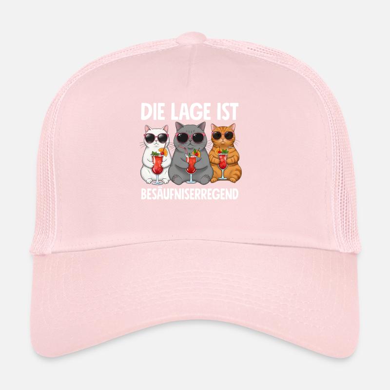 Die Lage Ist Besäufniserregend Trucker Cap