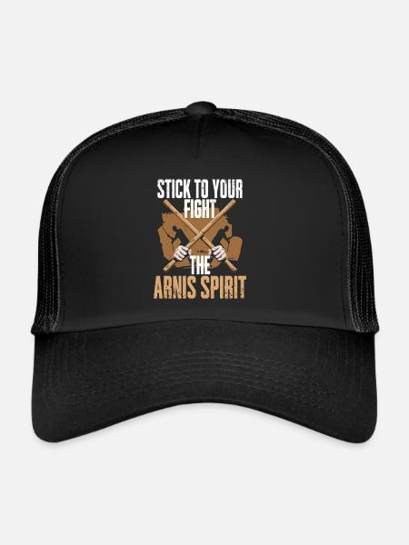 Escrima Martial Arts The Arnis Spirit - Trucker Cap - black/black - Front