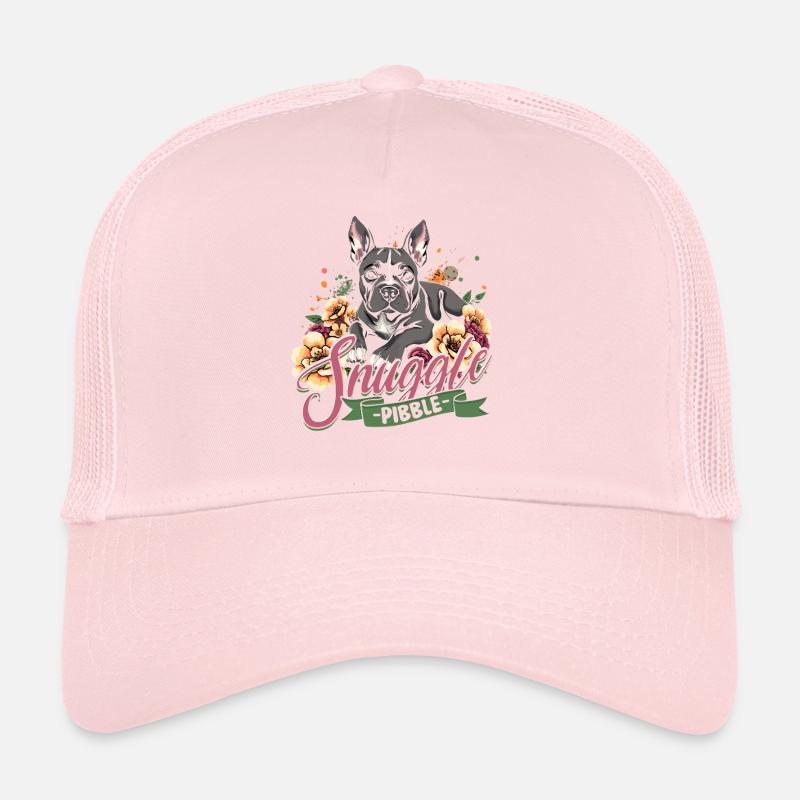 Pitbull Pitbulls Snuggle Pibble Trucker Cap