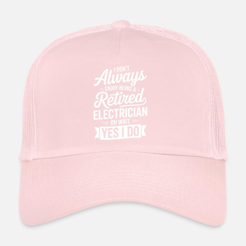 Electronics Technician Retirement Saying Pensioner Trucker Cap