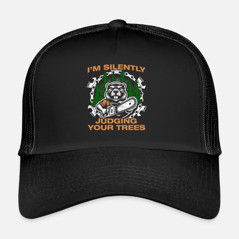 Judging your trees Lumberjack Forester Trucker Cap