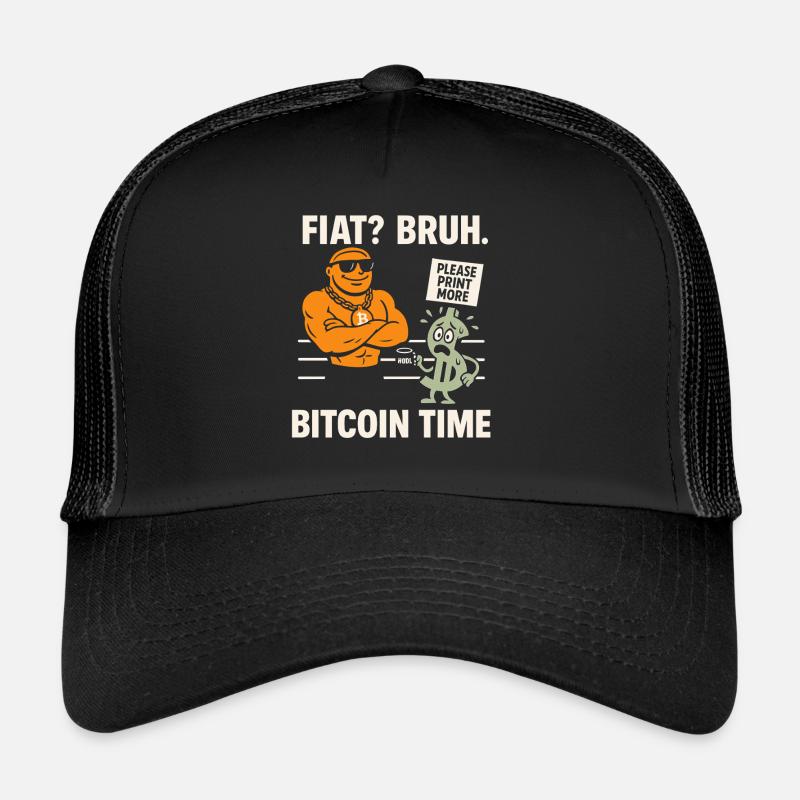 Le bitcoin Casquette trucker 