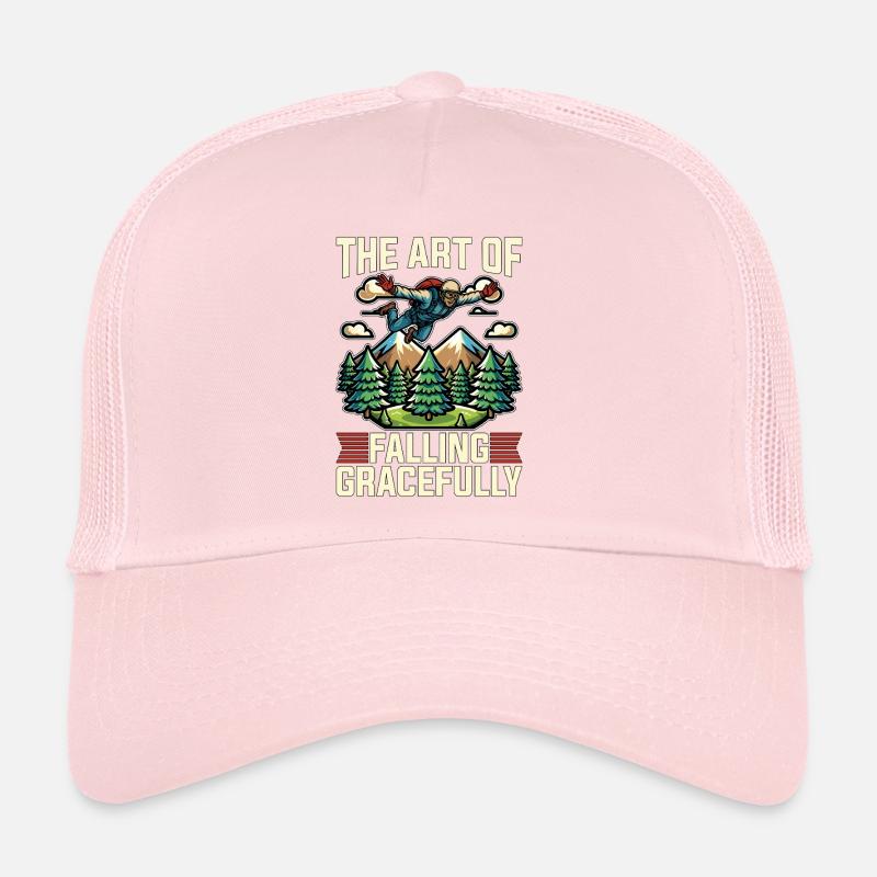 Parachutisme L’art de tomber gracieusement Parachutisme Casquette trucker 