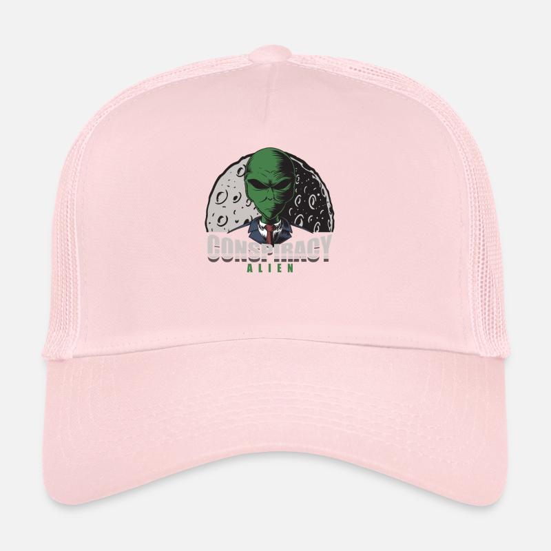 Conception de la théorie du complot extraterrestre Casquette trucker 