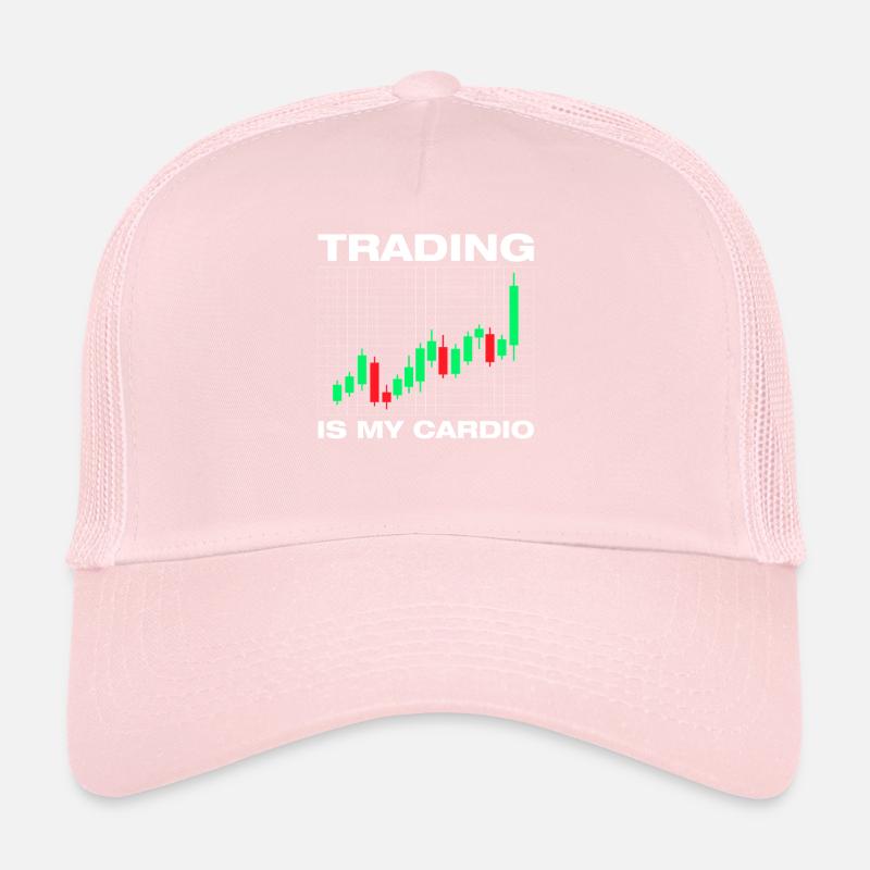 Le trading est mon cardio Trader Boursier Casquette trucker 