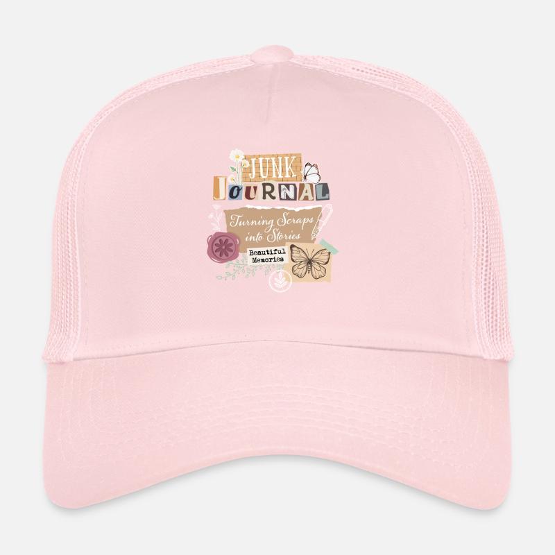 Junk Journal Vintage Scrapbooking Casquette trucker 