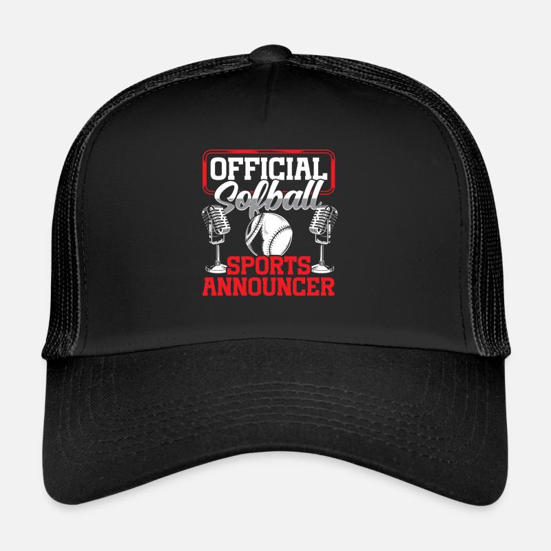 Funny Sports Ansager Trucker Cap