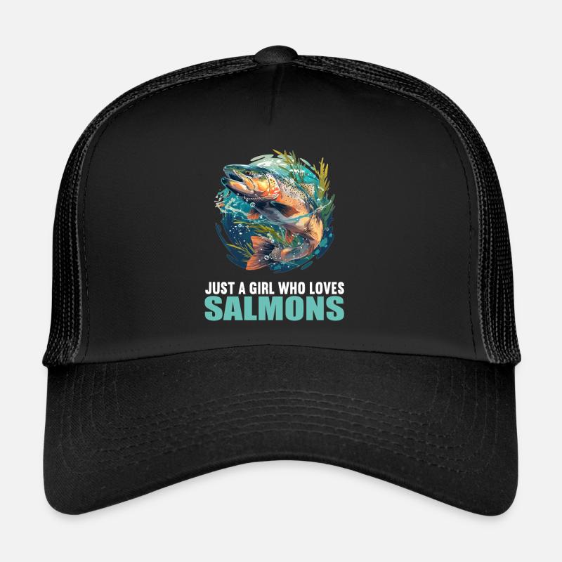 Salmon Salmon Trucker Cap