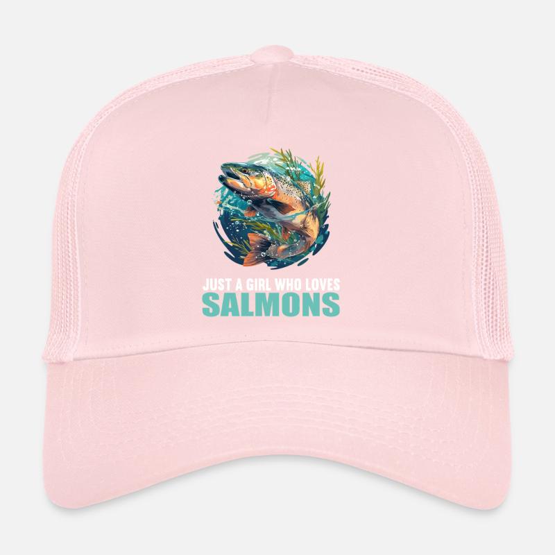Salmon Salmon Trucker Cap