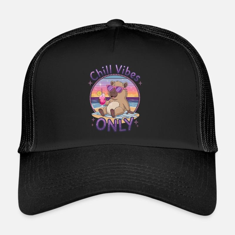 Chill Vibes Only Sommer Strandurlaub Trucker Cap