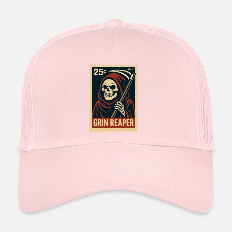 Der grinsende Sensenmann Trucker Cap