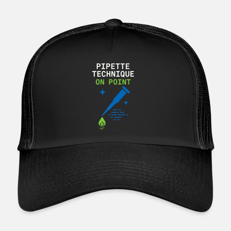 Technicien de laboratoire clinique Science diagnostique Nerd des données Casquette trucker 