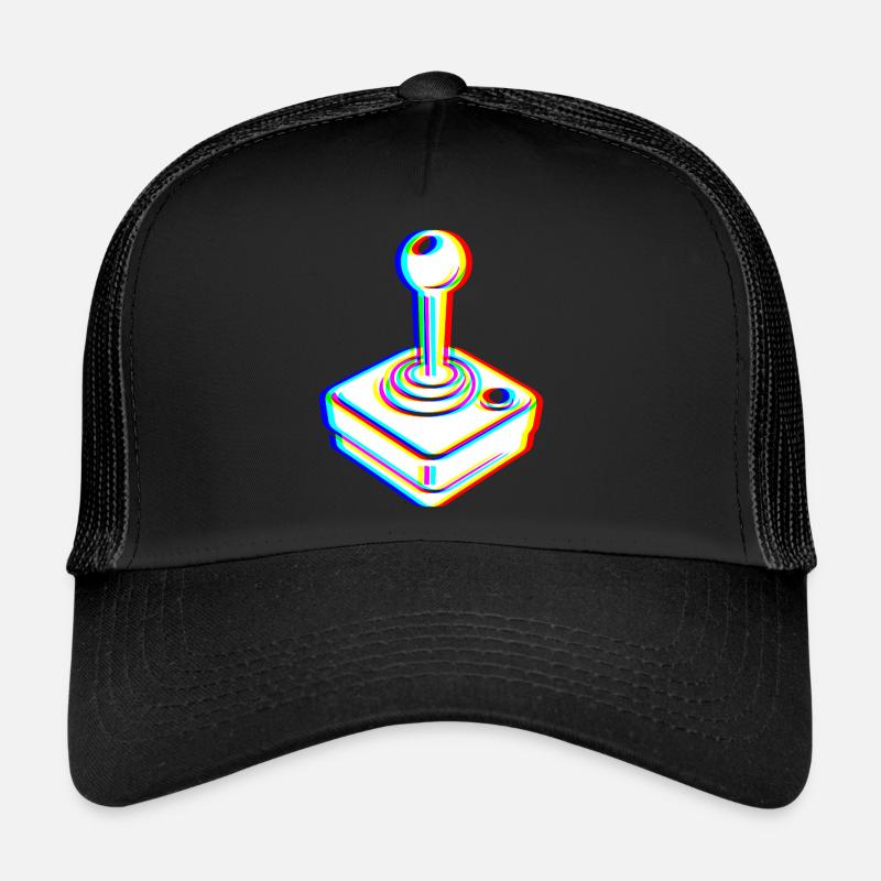 Joystick Glitch – Rétro Gaming Casquette trucker 