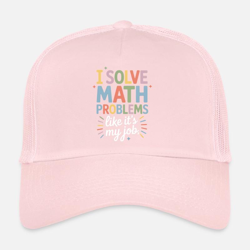math teacher humor math student Trucker Cap