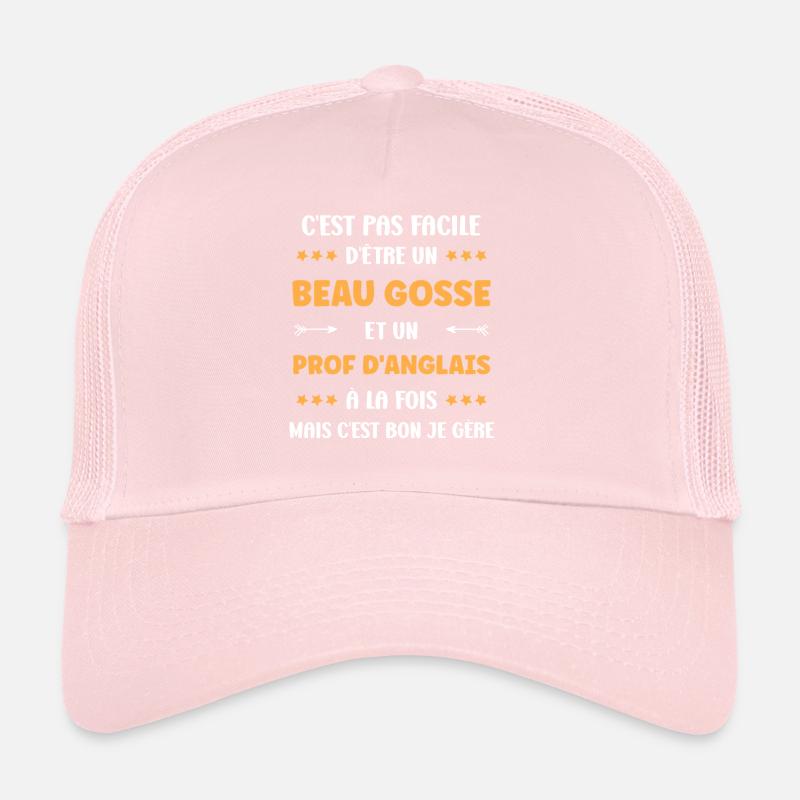 prof anglais Casquette trucker 