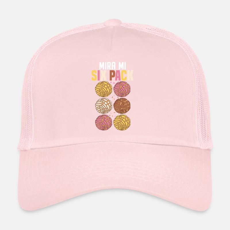 Mira Mi Six Pack Funny Conchas Mexican Sweet Bun Trucker Cap