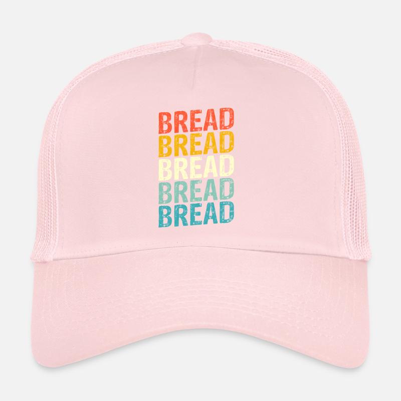 Bread Funny Backshop Bakery Retro Bread Loaf Trucker Cap