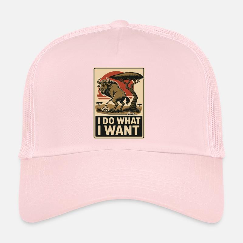 Les gnous font ce qu’ils veulent : marquer leur territoire Casquette trucker 