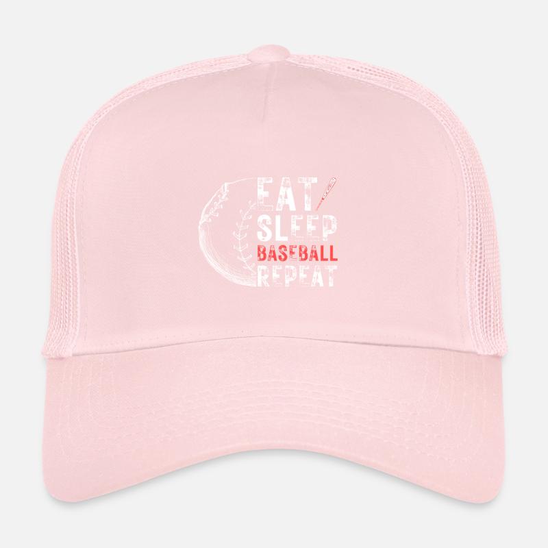 Fan de baseball disant équipe de baseball Casquette trucker 