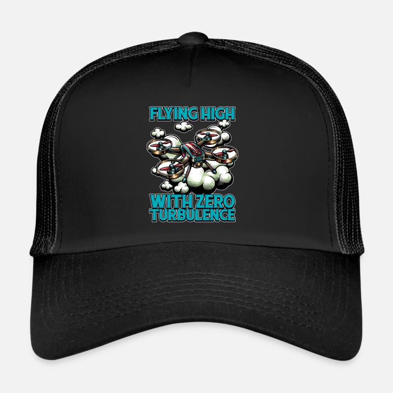 Passionné de drones qui vole haut avec des courses de drones Casquette trucker 