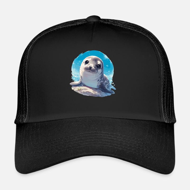 Robben Robbe - Trucker Cap - Schwarz/Schwarz