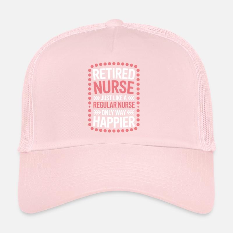 Infirmière Aide-soignante à la retraite Casquette trucker 