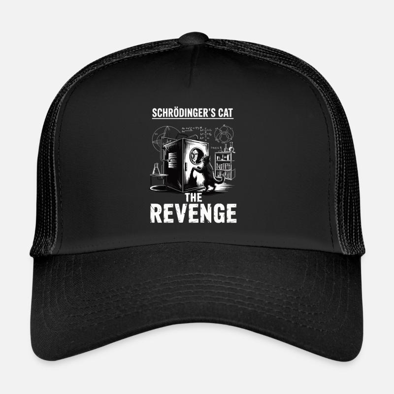 Schroedingers cat Revenge - Trucker Cap - Schwarz/Schwarz