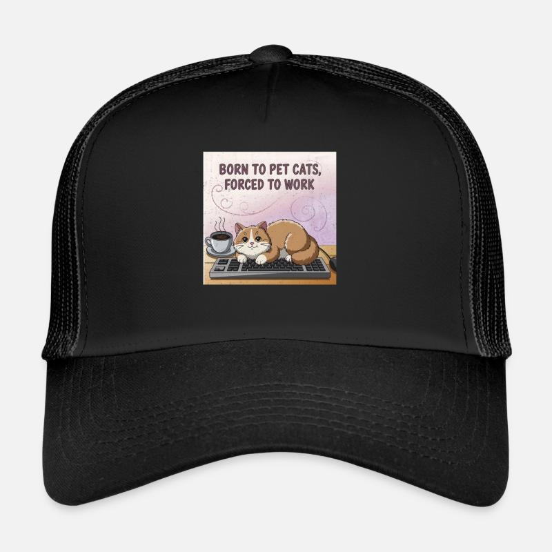 Katzenliebhaber Arbeiter Trucker Cap
