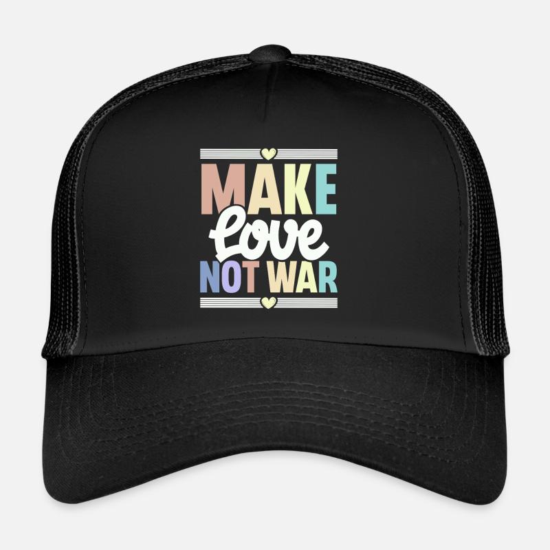 Faites l’amour, pas la guerre Casquette trucker 