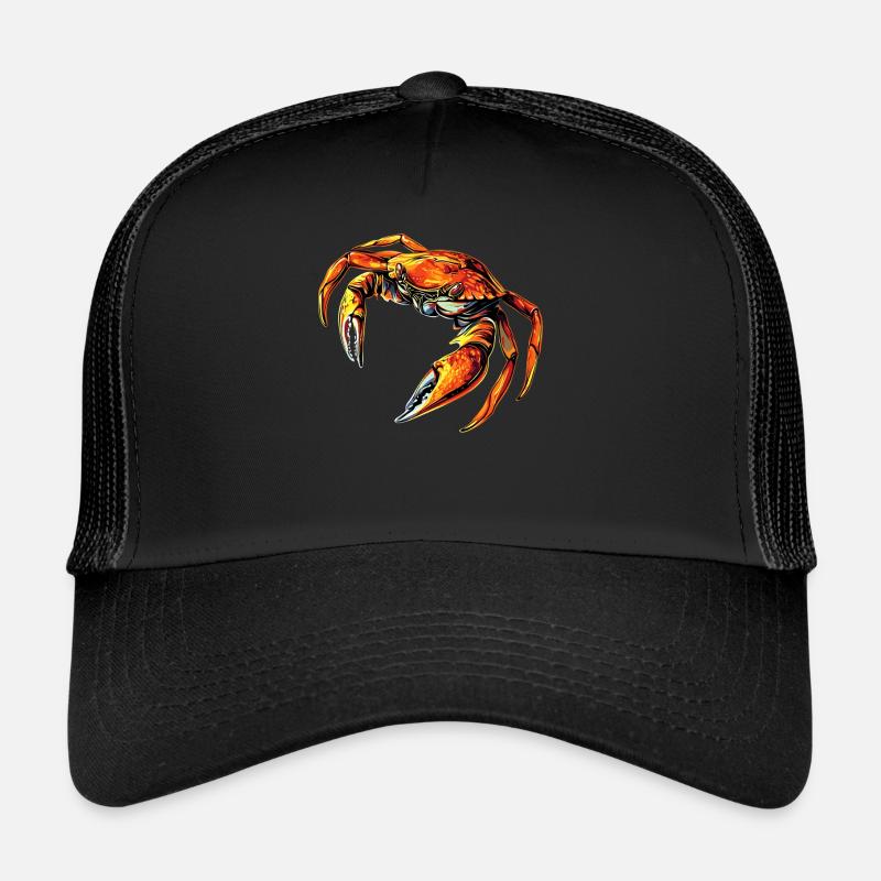 Crab Crab Crustaceans Crab Shore Crab Crayfish Trucker Cap