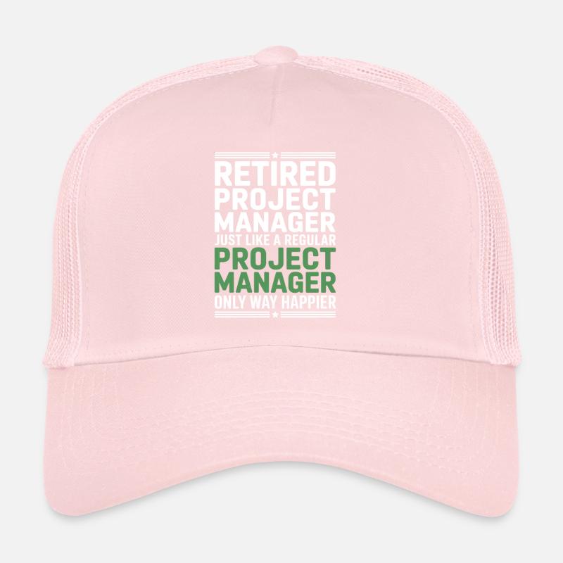 Retired Project Manager Saying Trucker Cap