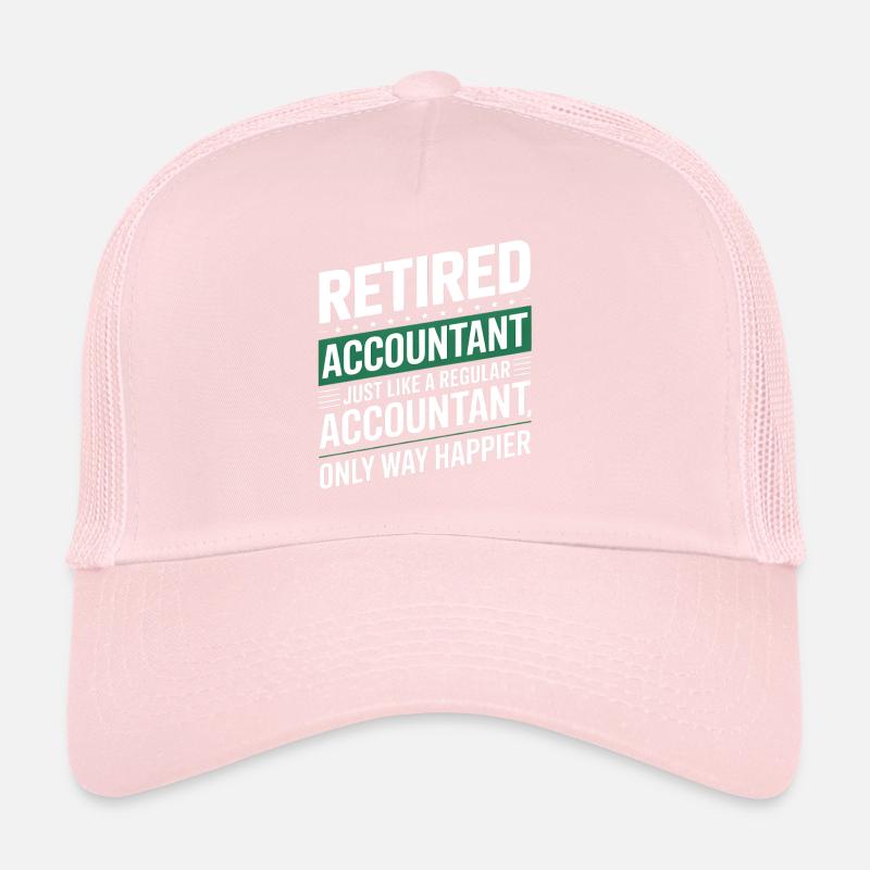 Comptable à la retraite qui dit retraite Casquette trucker 