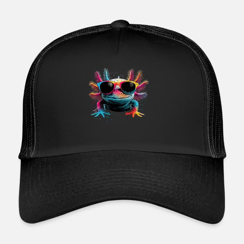 Axolotl Small Newt Tail Tail Cute Axolotl Trucker Cap