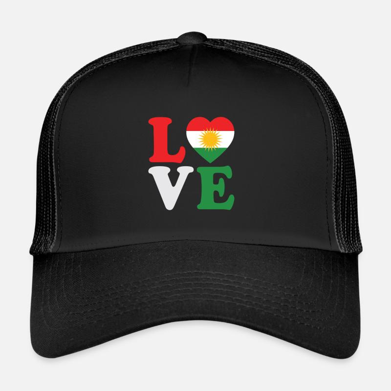 Kurdistan Flag Bakur Bashur Rojava Rojhlt Newroz Trucker Cap
